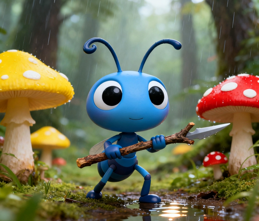 勇敢な小さなアリ